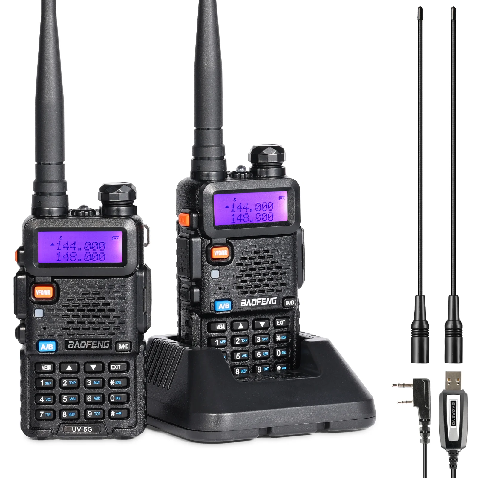 UV-5G 5W GMRS Radio Long Antenna Set [2 Pack] - Image 5