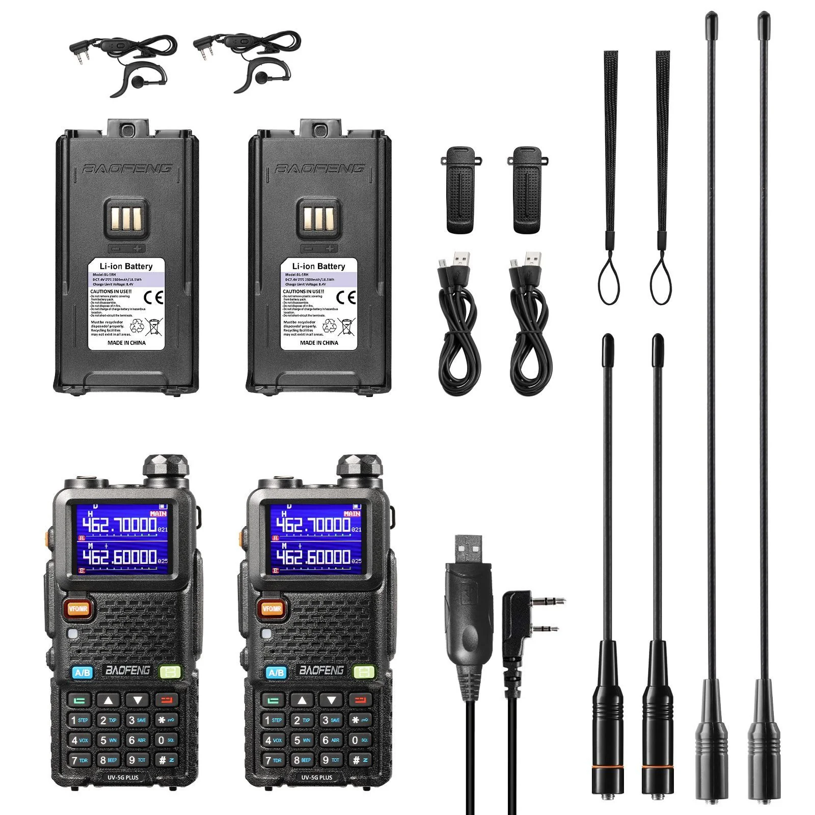 UV-5G Plus 5W GMRS Radio [1 Pair] - Image 6