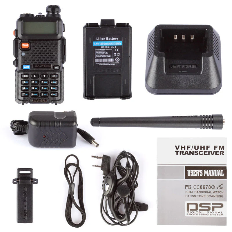 [4 PACKS] BAOFENG UV-5R 5W Dual Band Radio - Image 9