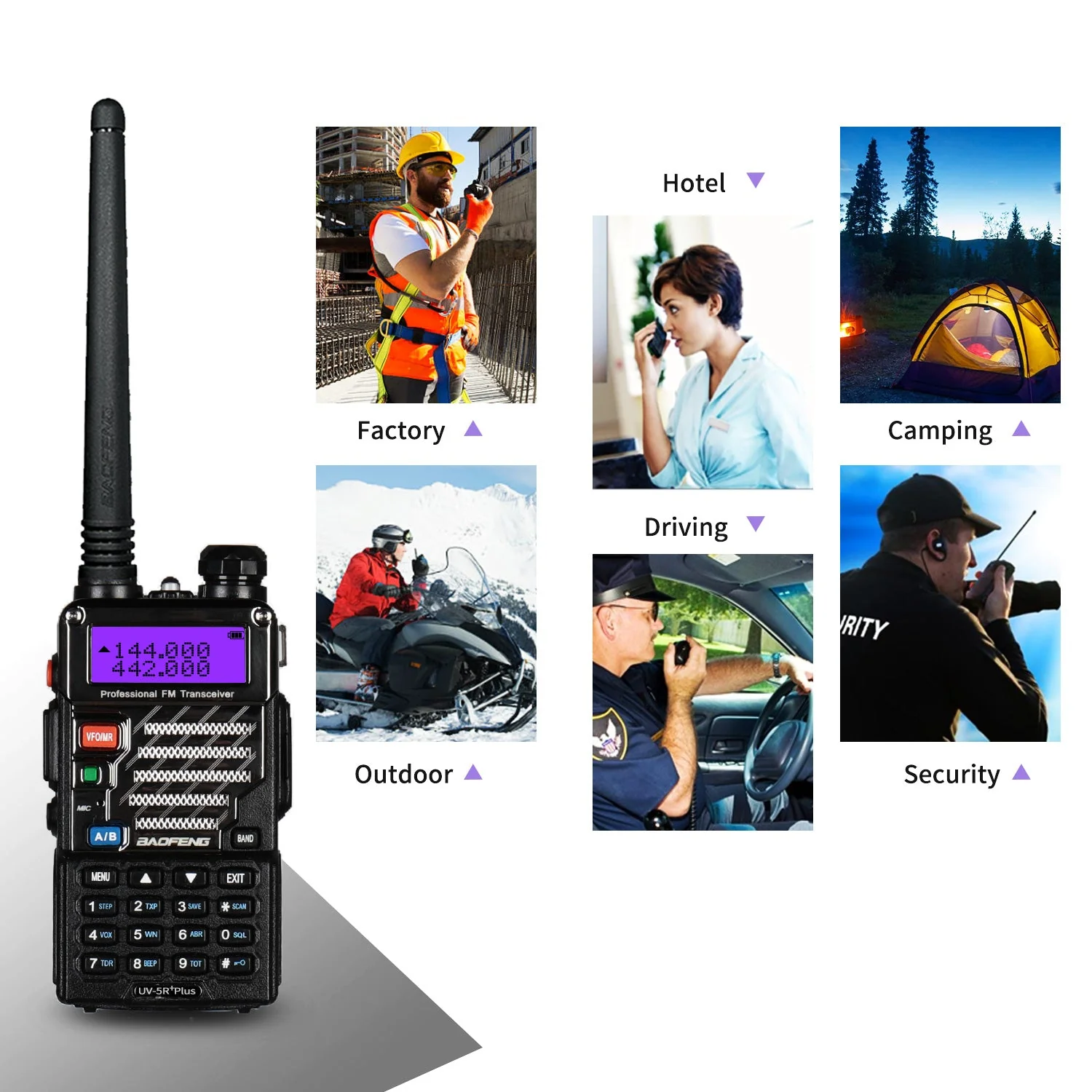 UV-5R PLUS 5W Dual Band Radio - Image 8