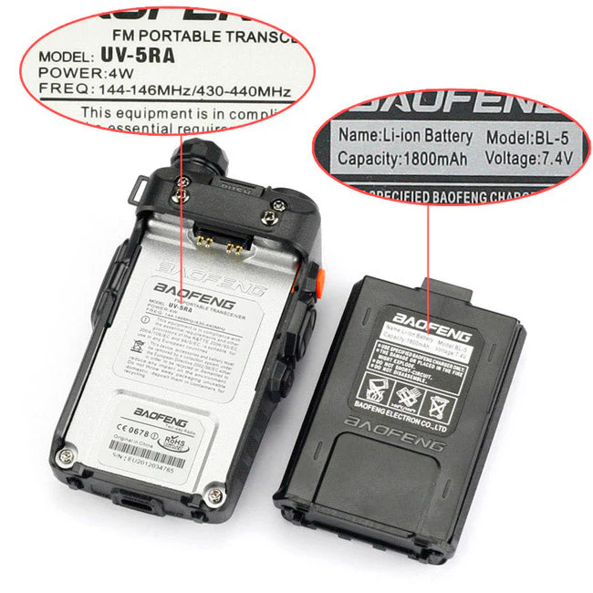UV-5RA 5W Dual Band Radio - Image 8