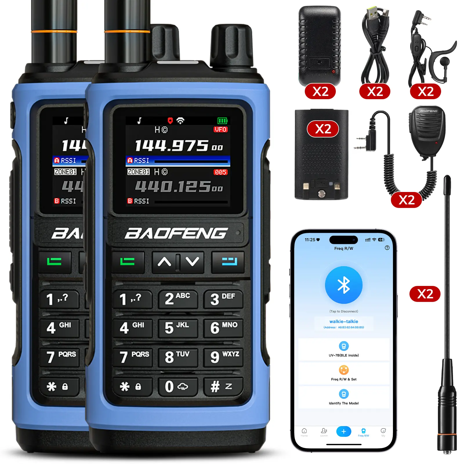 UV-7B 5W Tri-Band Radio - Image 10