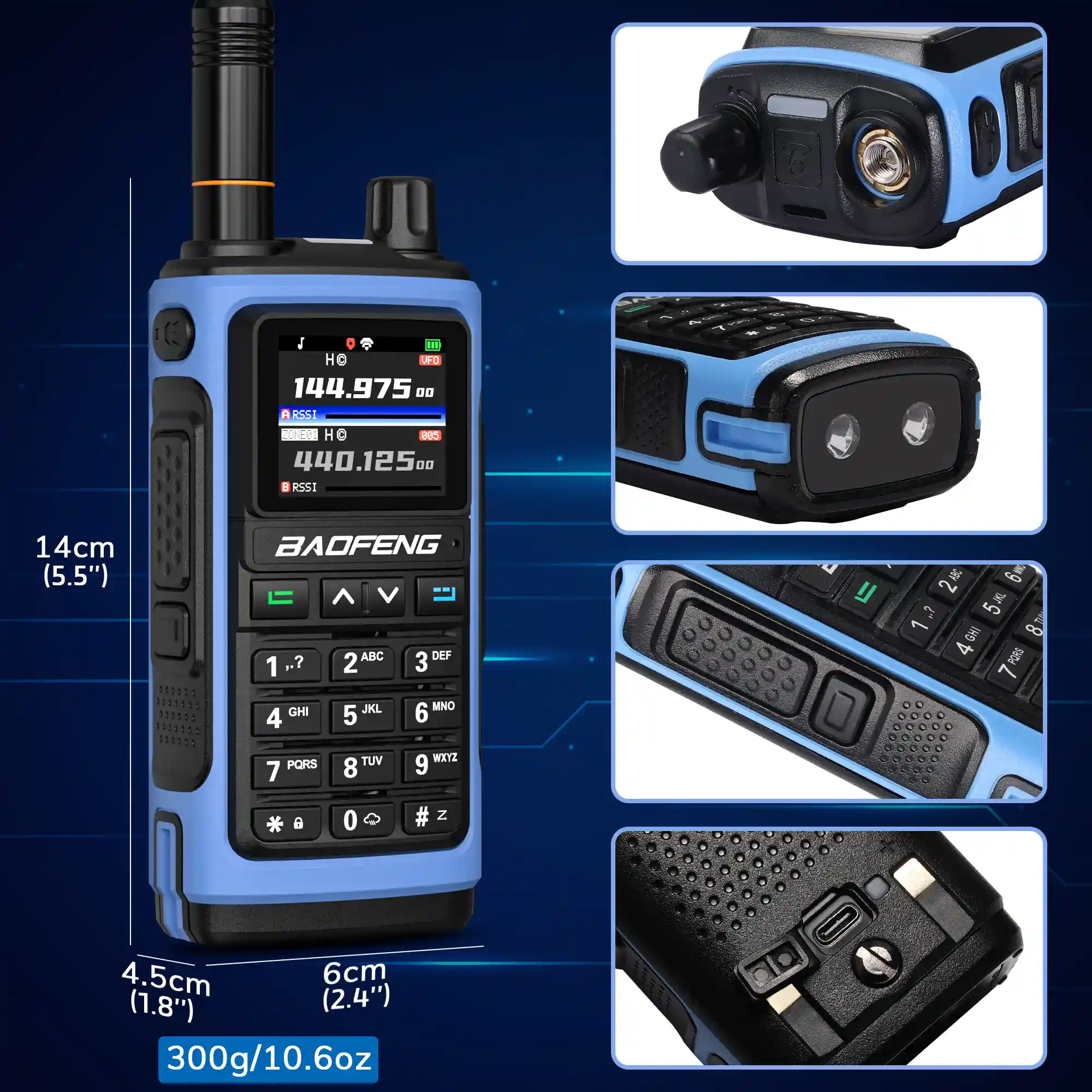 UV-7B 5W Tri-Band Radio - Image 8