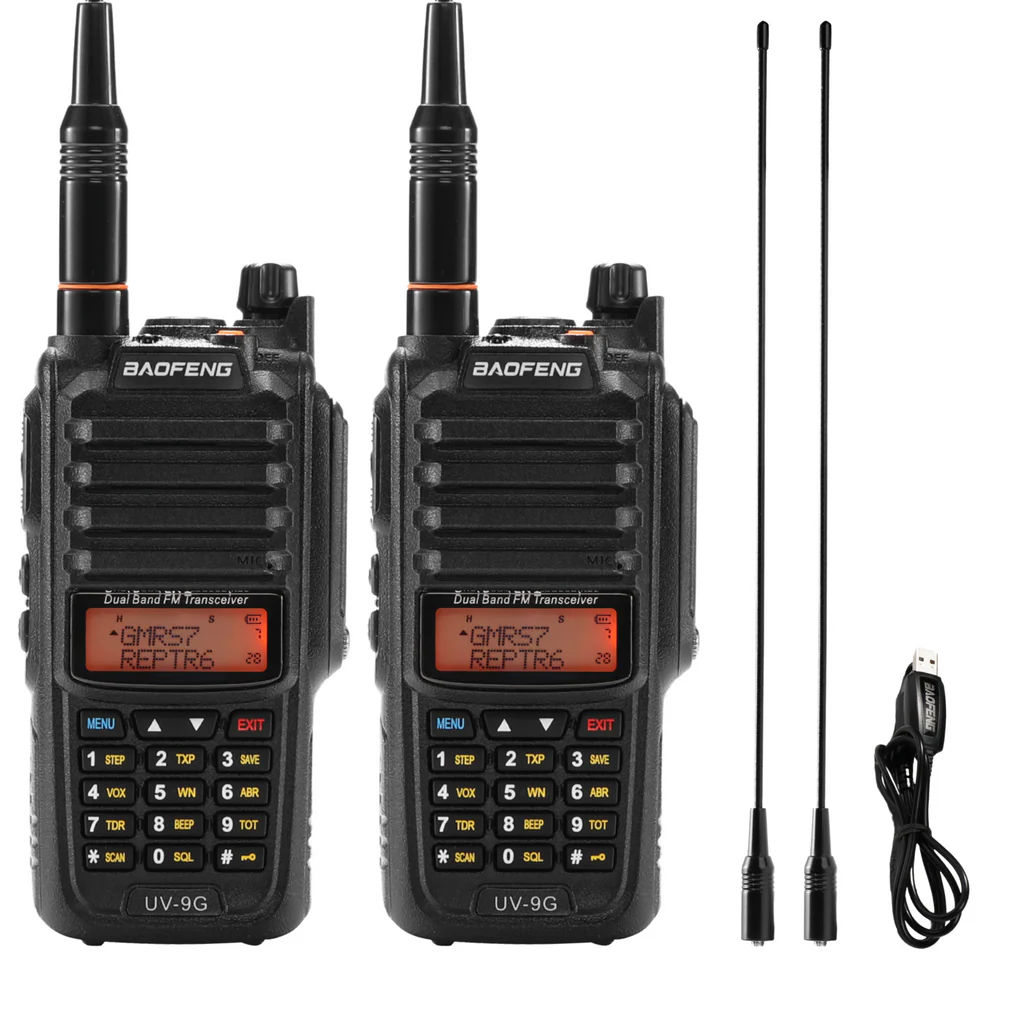 [OPEN BOX] UV-9G GMRS IP67 Waterproof Radio [2 PACKS]