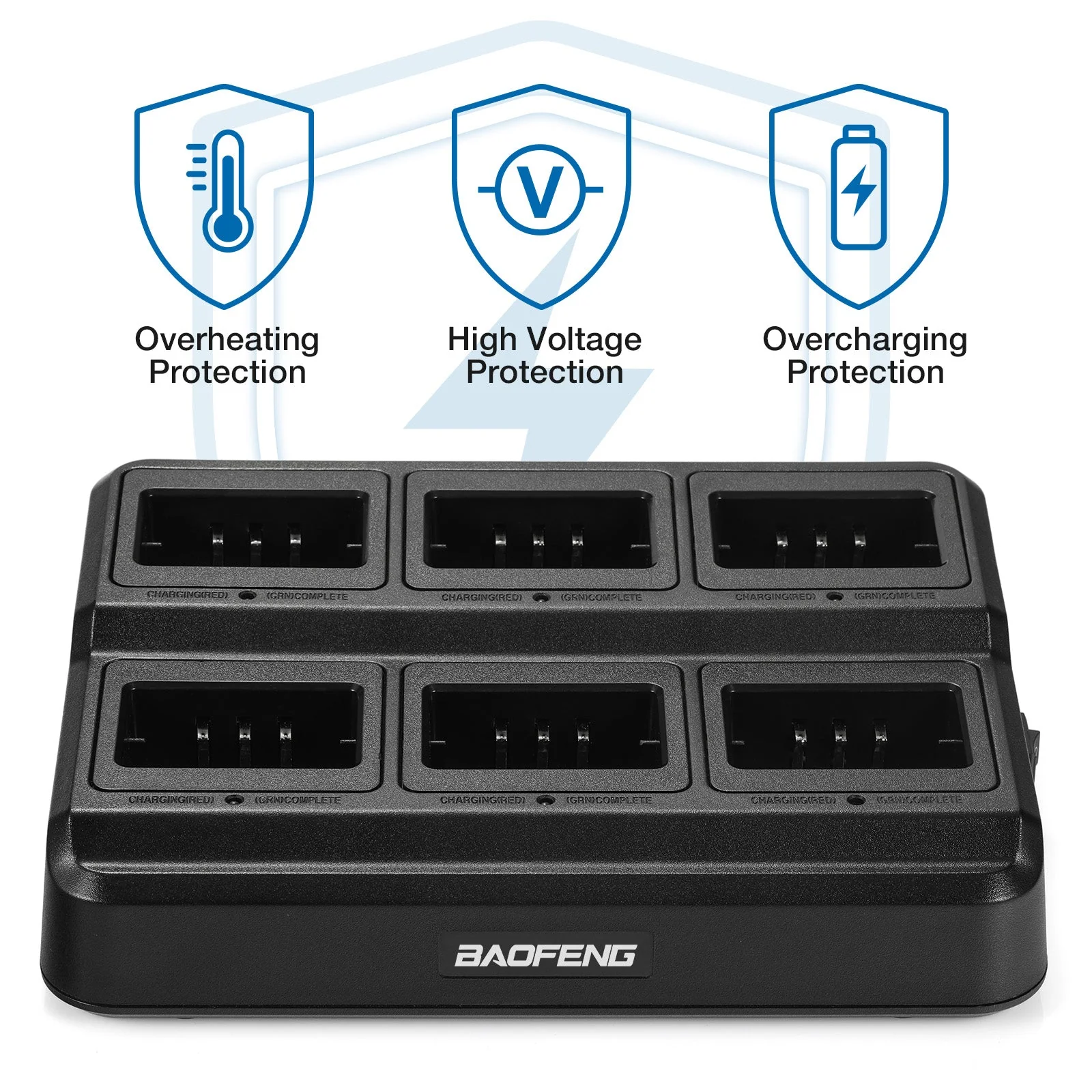 UV-5R Series Six Way Charger - Image 3