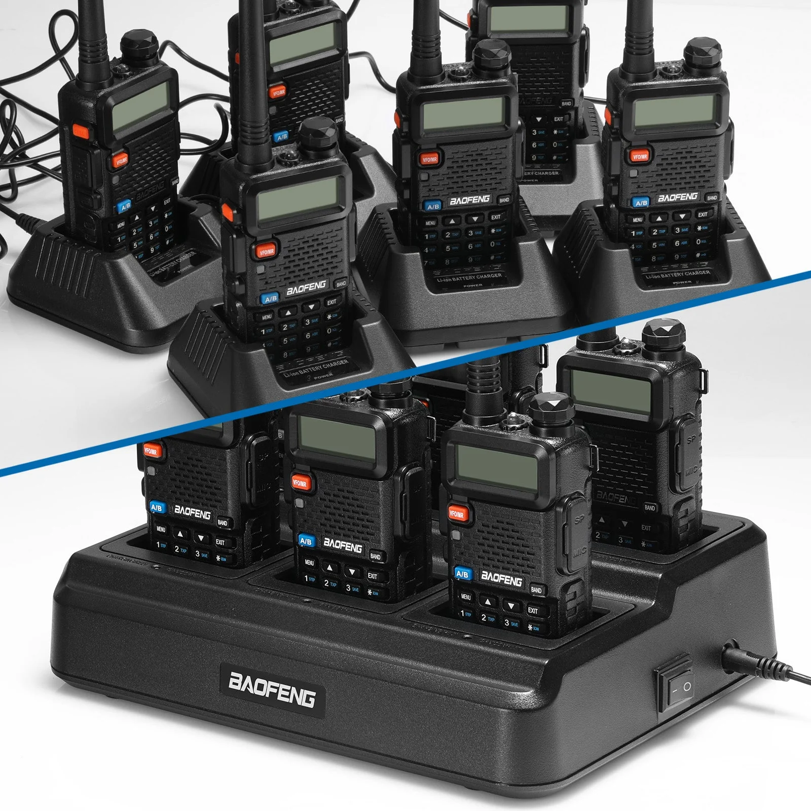 UV-5R Series Six Way Charger - Image 5