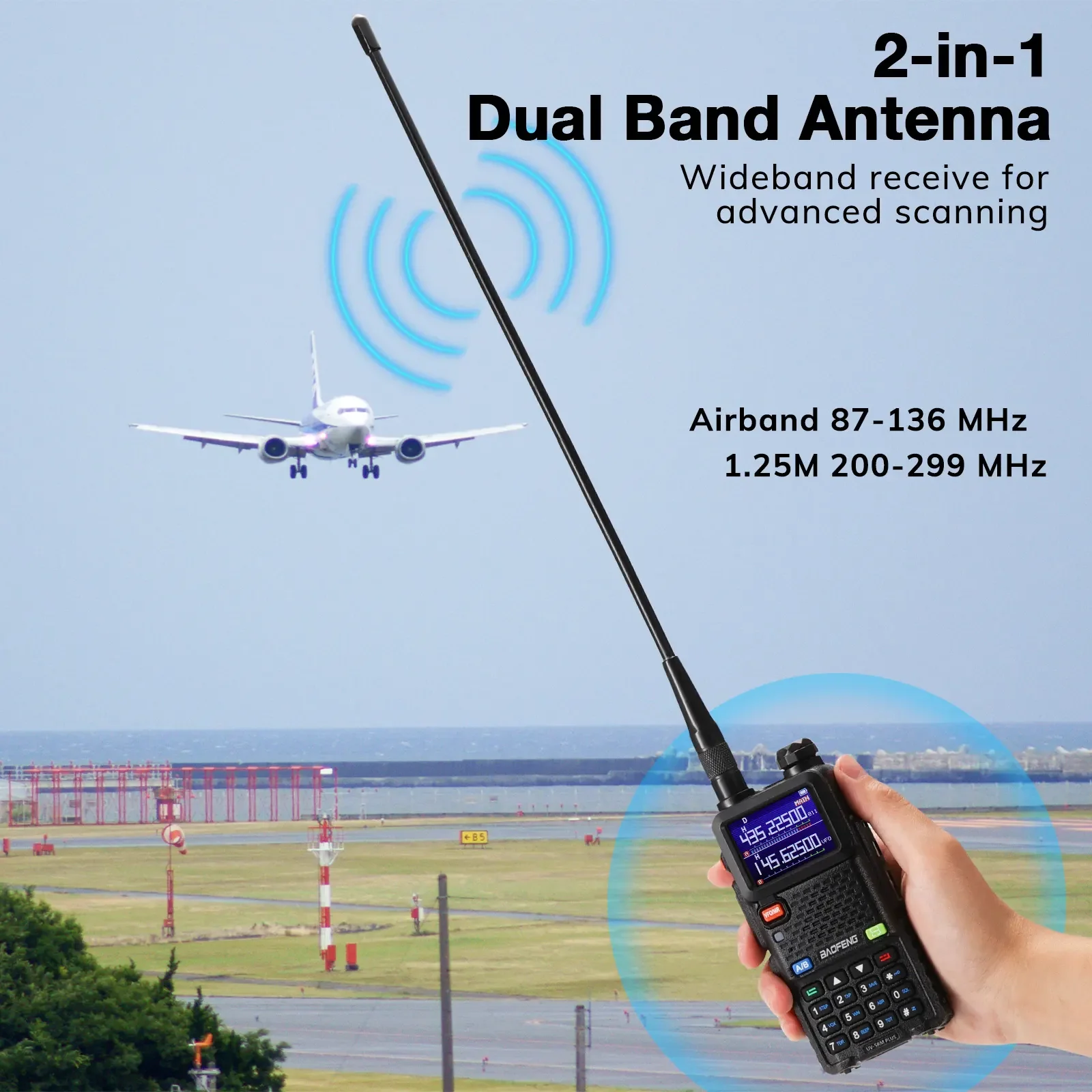 V100C Airband & 1.25M Antenna - Image 6