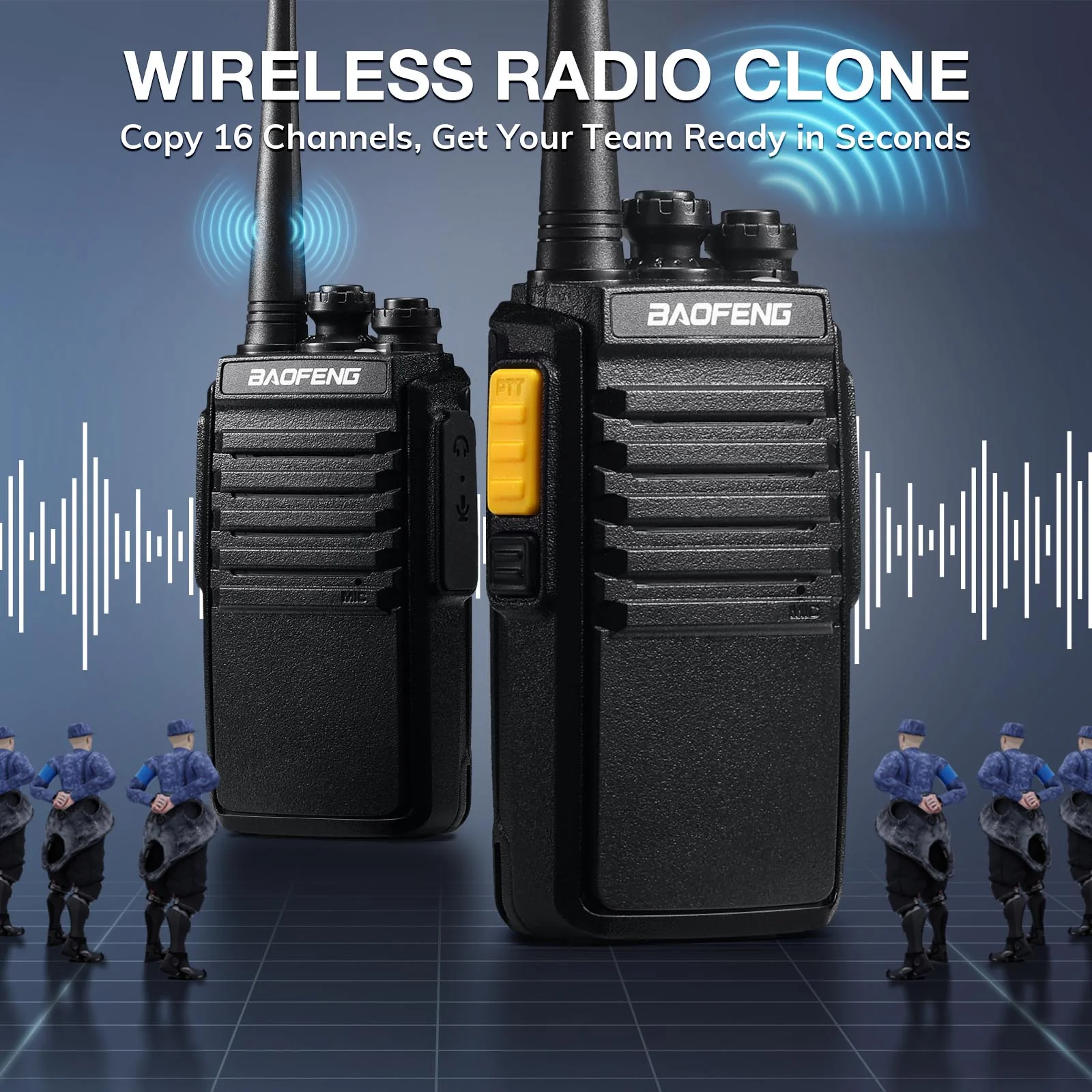 V1D 5W UHF Radio [4 Pack] - Image 6